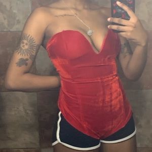 Red Velvet Bodysuit